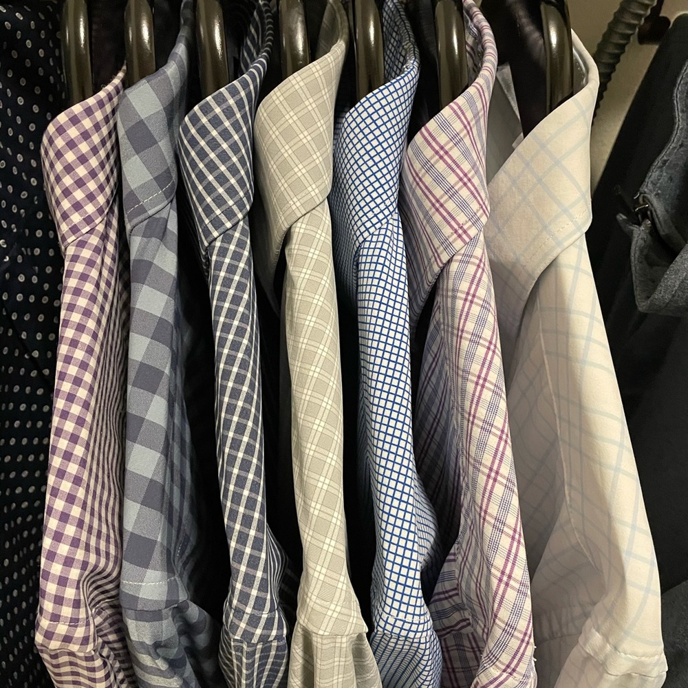 State & Liberty Dress Shirt Bundle, 7 shirts M